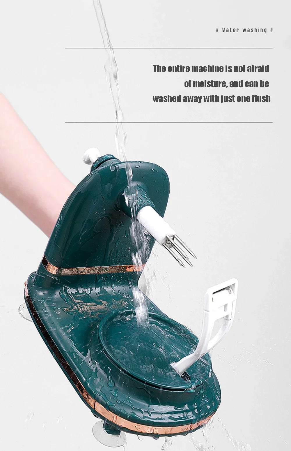 🍏 CooskyHack SpinPeel – Pelador Giratorio para Manzanas, Patatas y Verduras